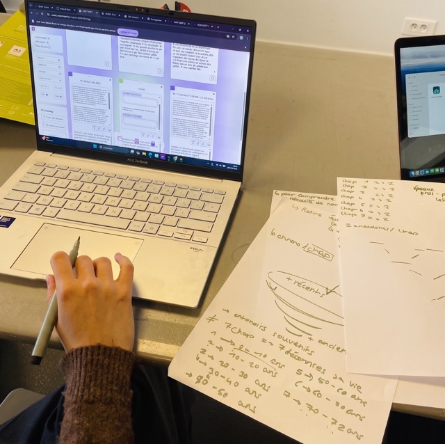 Atelier Esquisse — étudiants en classe